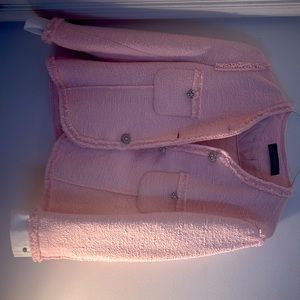 A beautiful pink jacket designed by Zara size medium great for the season